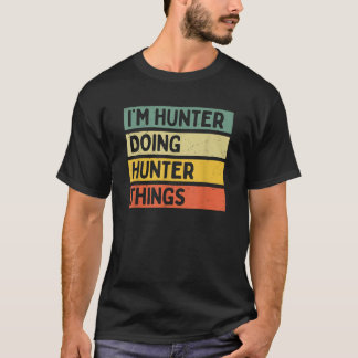 Ich bin Jäger, der Jäger macht, was Funny Personal T-Shirt