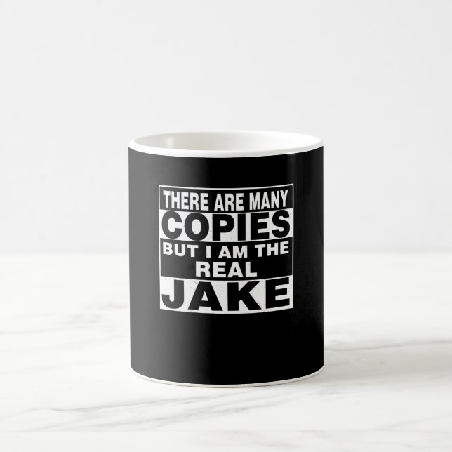 Ich bin Jake Funny Personalisierter Spaß Kaffeetasse (Mittel)