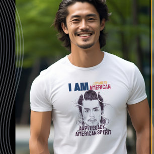Ich bin Japanisch Amerikaner (Man) - AAPI Heritage T-Shirt