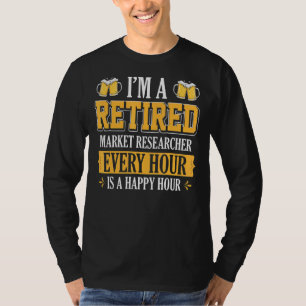 Ich bin jede Stunde ein Researcher auf dem Markt T-Shirt