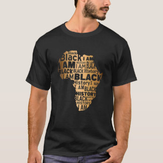 Ich bin jeden Monat schwarz. T-Shirt