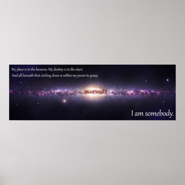 Ich bin jemand - Inspiration panoramisch Poster (Vorne)