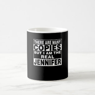 Ich bin Jennifer Funny Personalisiertes Geschenk Kaffeetasse