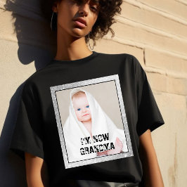 ICH BIN JETZT OMA & benutzerdefiniertes Enkelkind- T-Shirt