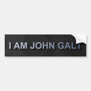 Ich bin John Galt Autoaufkleber