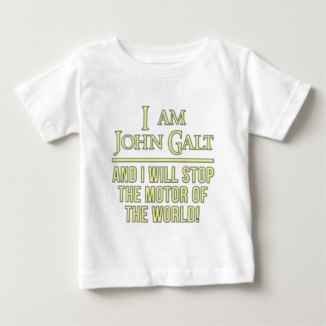 Ich bin John Galt Baby T-shirt (Vorderseite)
