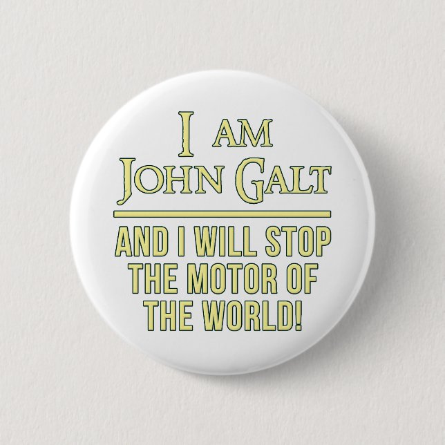 Ich bin John Galt Button (Vorderseite)