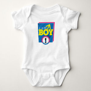 Ich bin Junge 1 Baby Strampler