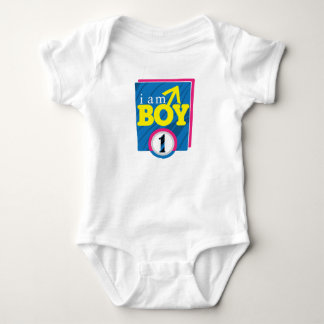 Ich bin Junge 1 Baby Strampler