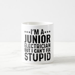 Ich bin Junior-Elektriker, aber ich kann den Dummk Kaffeetasse