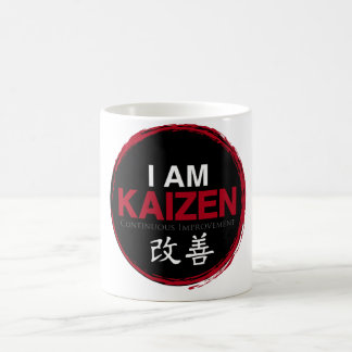 Ich bin Kaizen Logo - ununterbrochene Verbesserung Tasse