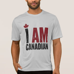 Ich bin Kanadier - Patriotische Erklärung und Ahor T-Shirt