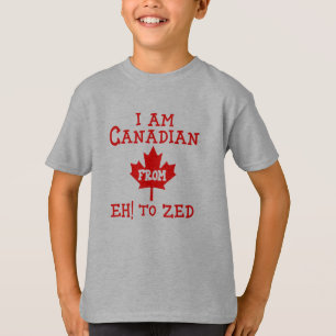  Ich bin Kanadier von Eh! bis Zed - Kids T - Shir T-Shirt