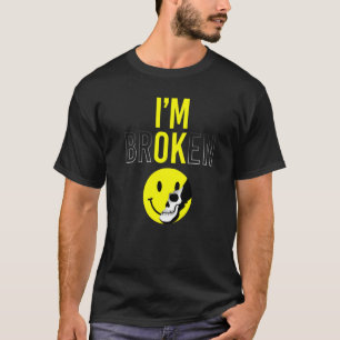 Ich bin kaputt Unsichtbare Krankheit Verwirrtes Lä T-Shirt