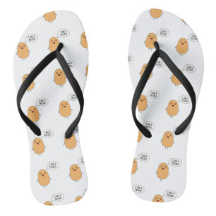 Ich bin Kartoffel Flip Flops
