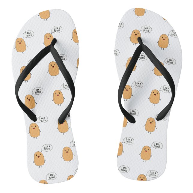 Ich bin Kartoffel Flip Flops (Fußbett)