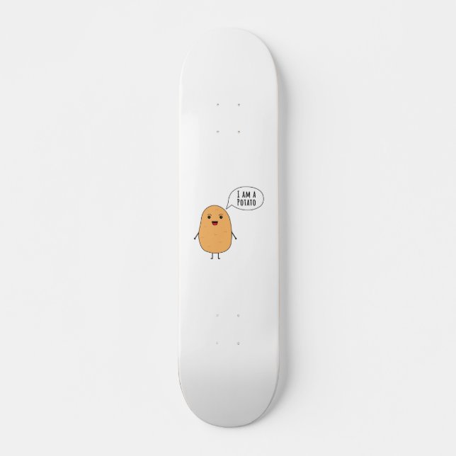 Ich bin Kartoffel Skateboard (Vorne)
