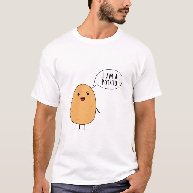 Ich bin Kartoffel T-Shirt (Vorderseite)