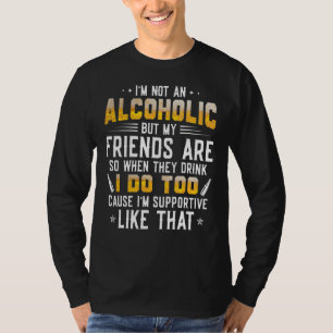 Ich bin kein Alkoholiker-Fun-Bier-Hawaii-Vater-Bie T-Shirt