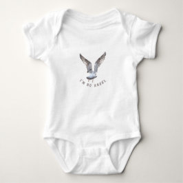 Ich bin kein Angel Seagull Baby Bodysuit Baby Strampler