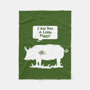 Ich bin kein bisschen schwach! fleecedecke