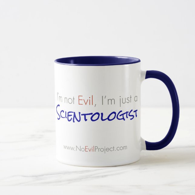 Ich bin kein Böse, ich bin nur Scientologe-Tasse Tasse (Rechts)