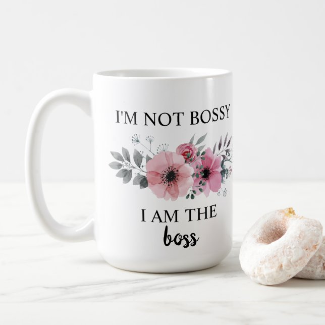 Ich bin kein Boss, ich bin der Chef Kaffeetasse (Mit Donut)