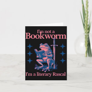 Ich bin kein Bücherwurm, ich bin ein literarischer Karte