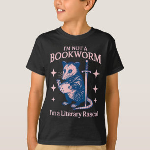 Ich bin kein Bücherwurm, ich bin ein literarischer T-Shirt