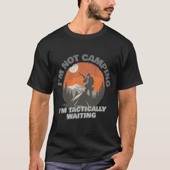 Ich bin kein Camping T-Shirt (Vorderseite)