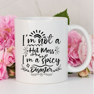 Ich bin kein chaotischer lustiger Mensch Sarkast Tasse