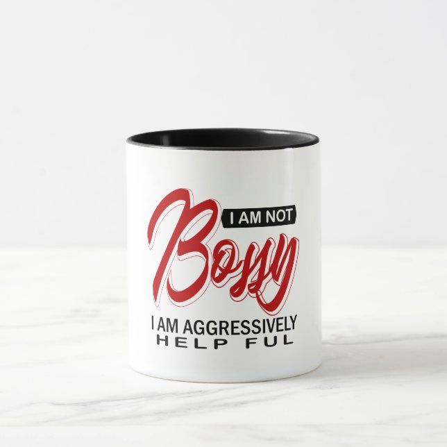 Ich bin kein Chef, ich bin aggressiv helfen. Tasse (Zentrum)
