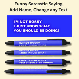 Ich bin kein Chef, ich weiß nur, was du tun sollte Kugelschreiber