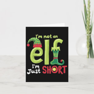 Ich bin kein Elf, ich bin einfach nur klein Lustig Karte