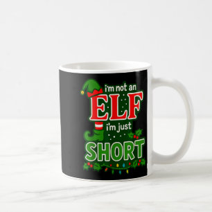Ich bin kein Elf, ich bin nur klein Frohe Weihnach Kaffeetasse