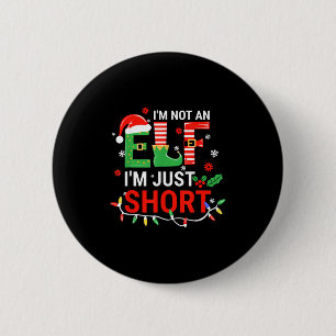 Ich bin kein Elf Ich bin nur Kurz Shirt Männer Fra Button