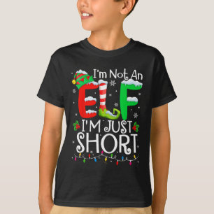 Ich bin kein Elf im Kurzen Weihnachtsfamilien T-Shirt