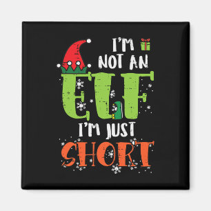 Ich bin kein Elf, nur Kurze lustige Weihnachtsmänn Magnet