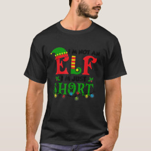 Ich bin kein Elf, nur Kurze lustige Weihnachtsmänn T-Shirt