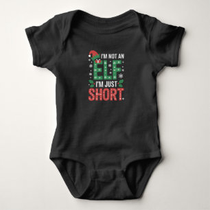 Ich bin kein Elf, nur Kurze WeihnachtsWeihnachtsWe Baby Strampler