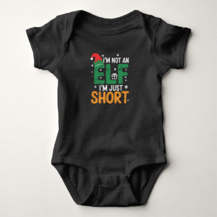 Ich bin kein Elf, nur Kurze WeihnachtsWeihnachtsWe Baby Strampler