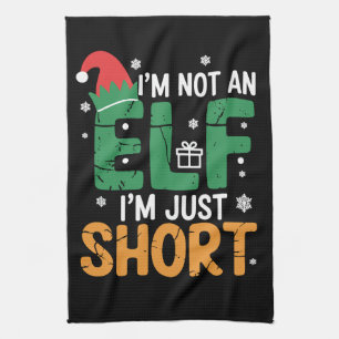 Ich bin kein Elf, nur Kurze WeihnachtsWeihnachtsWe Geschirrtuch