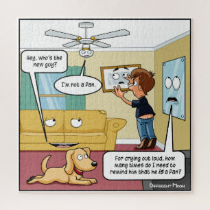 Ich bin kein Fan Punny Jigsaw Puzzle