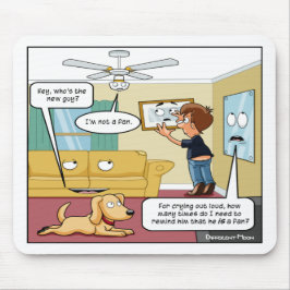 Ich bin kein Fan Punny Mouse Pad Mousepad