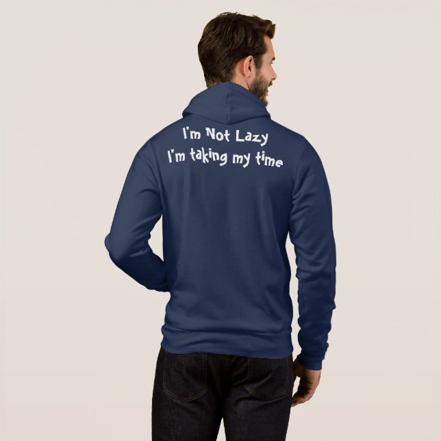 Ich bin kein fauler T - Shirt (Schwarz voll)