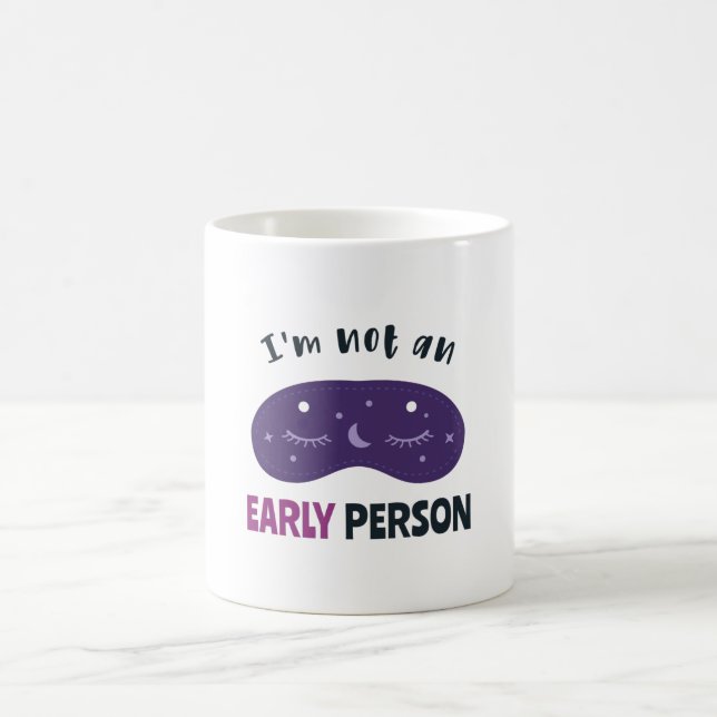 Ich bin kein früherer Mensch Kaffeetasse (Mittel)