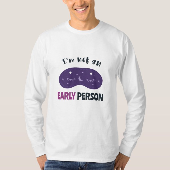 Ich bin kein früherer Mensch T-Shirt (Vorderseite)