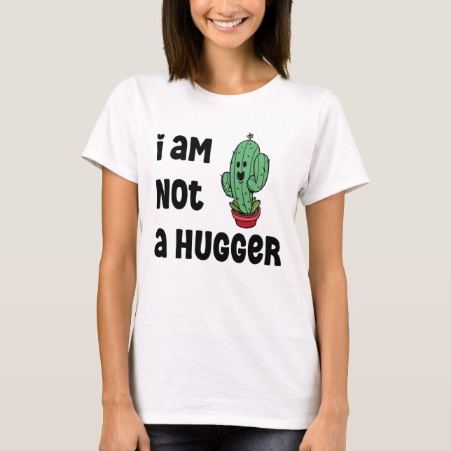 Ich bin kein Funny Cactus Sarcastic Zitat T-Shirt (Vorderseite)