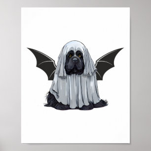 Ich bin kein Geisterhund. Niedlicher Hund als Geis Poster