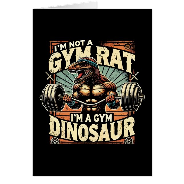 Ich bin kein Gym-Rat, ich bin ein Gym-Dinosaurier  (Vorne)